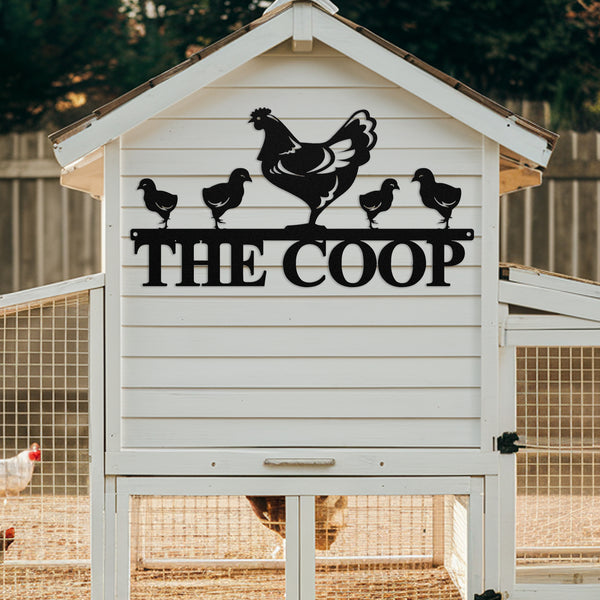 Hen & Chicks (Coop Sign)