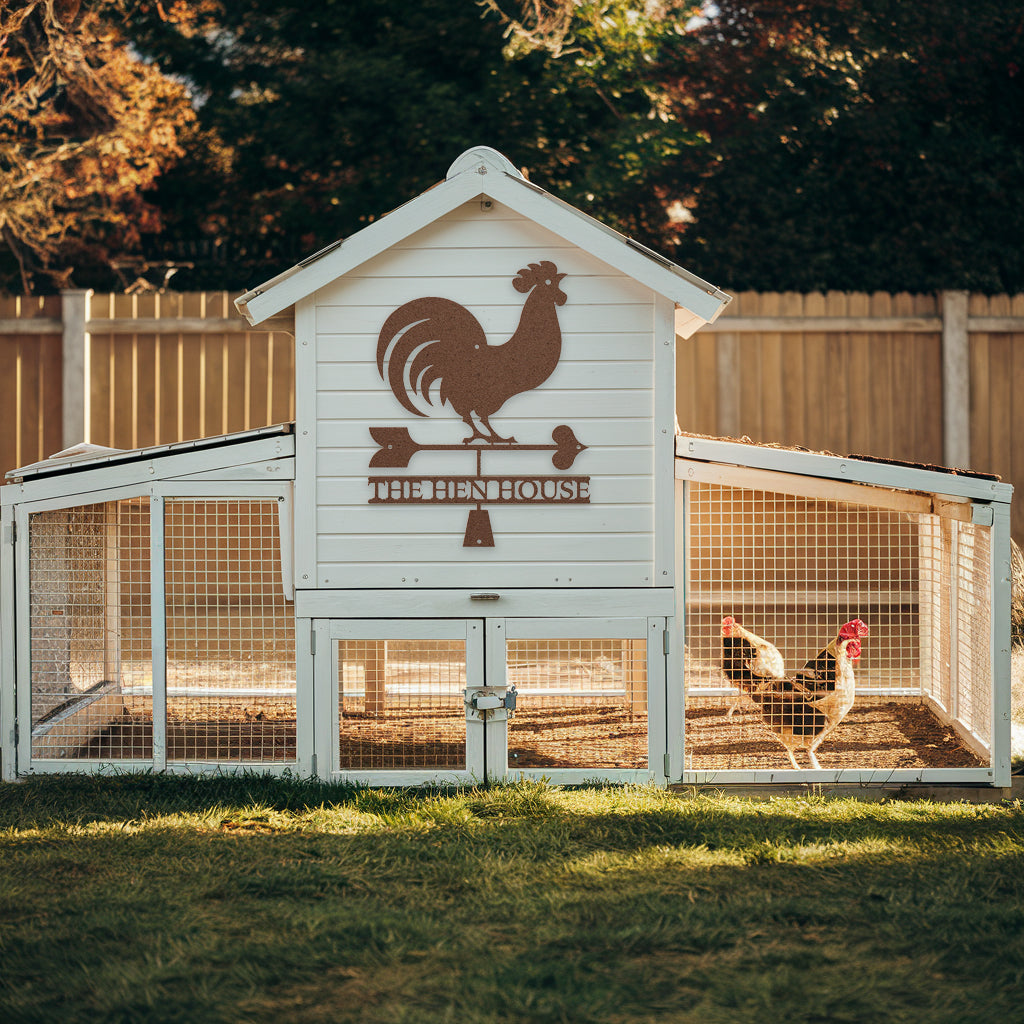 Weathervane Rooster (Coop Sign)