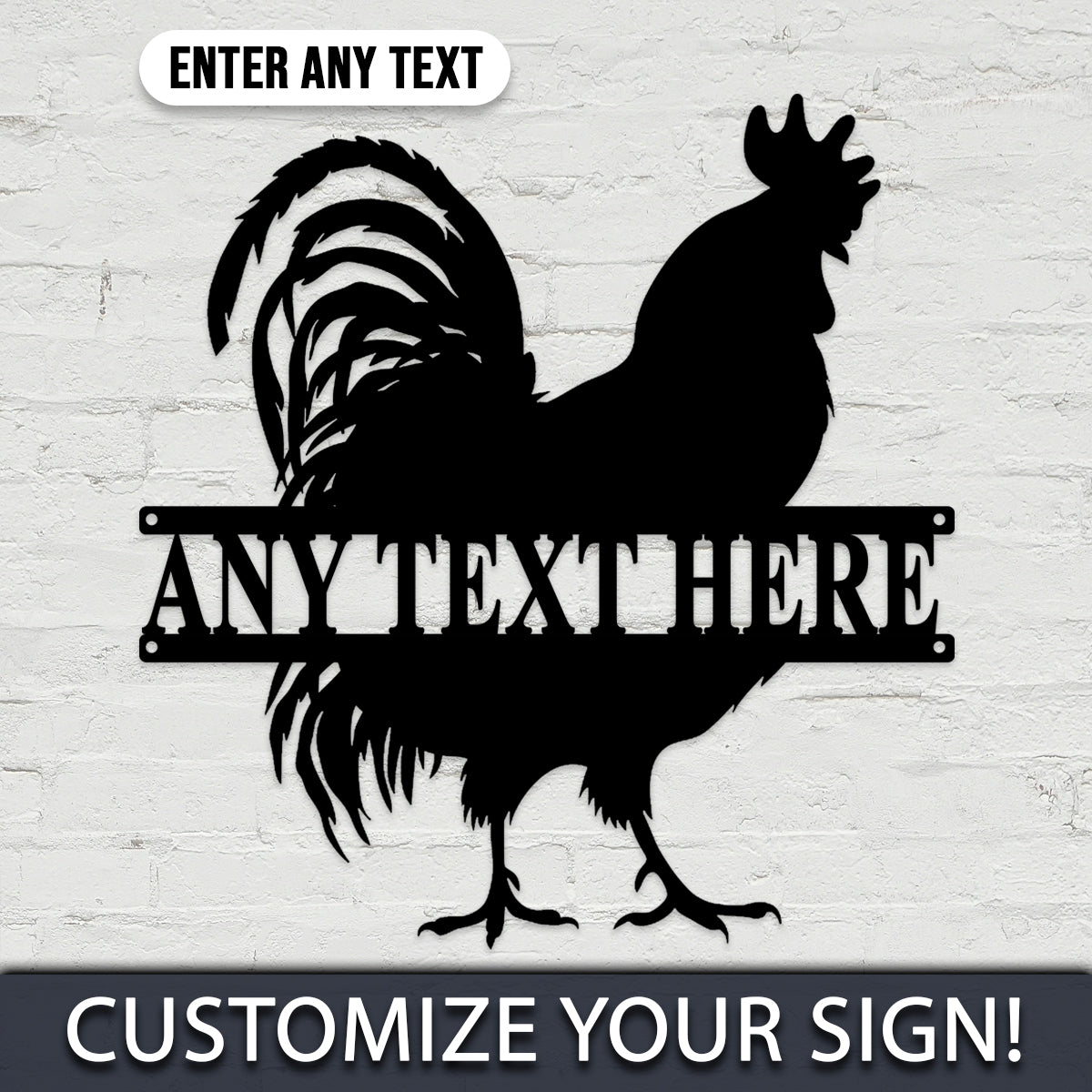 The Rooster (Coop Sign)