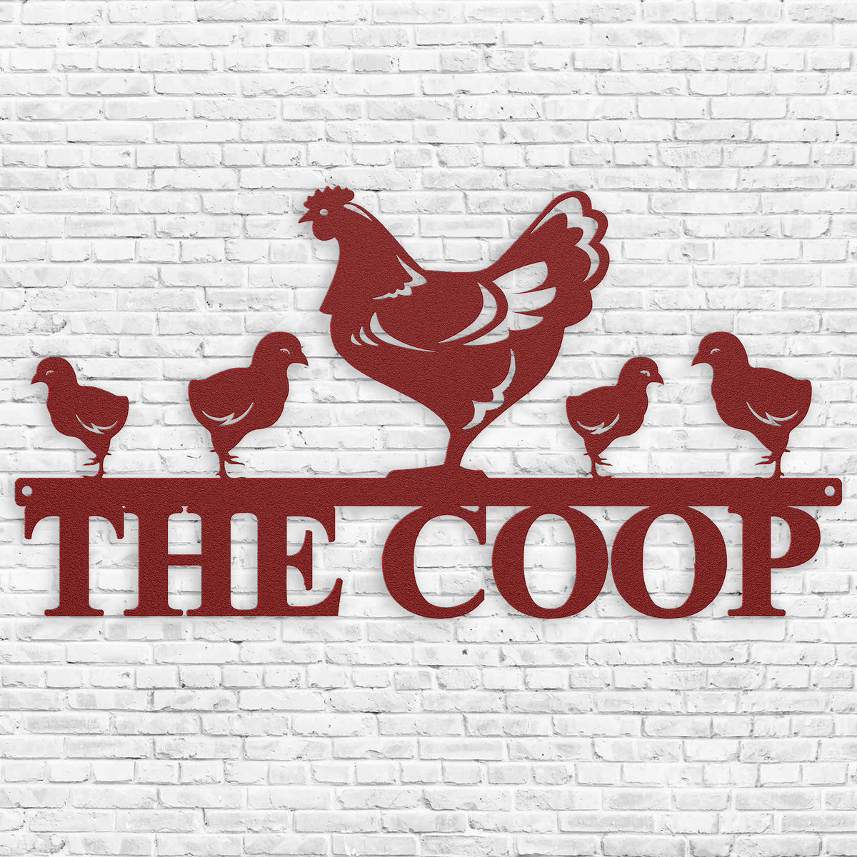 Hen & Chicks (Coop Sign)